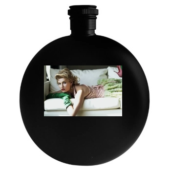 Elisha Cuthbert Round Flask