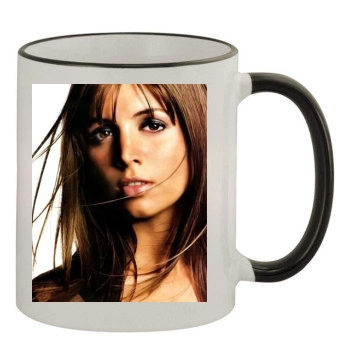 Eliza Dushku 11oz Colored Rim & Handle Mug