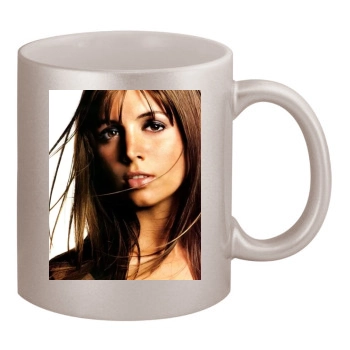 Eliza Dushku 11oz Metallic Silver Mug