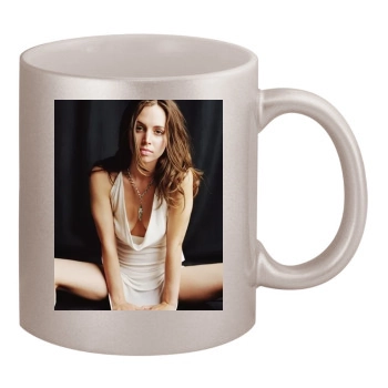 Eliza Dushku 11oz Metallic Silver Mug