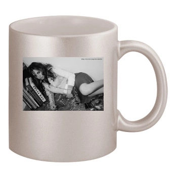 Eliza Dushku 11oz Metallic Silver Mug