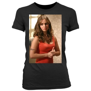 Eliza Dushku Women's Junior Cut Crewneck T-Shirt