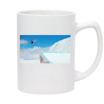 Elena Hight 14oz White Statesman Mug