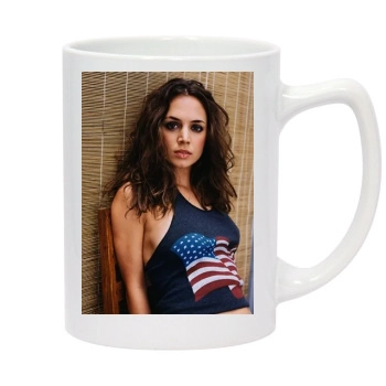 Eliza Dushku 14oz White Statesman Mug