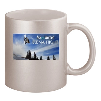 Elena Hight 11oz Metallic Silver Mug