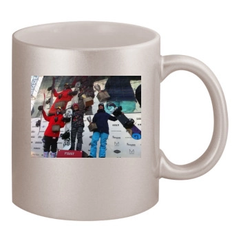 Elena Hight 11oz Metallic Silver Mug