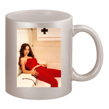 Eliza Dushku 11oz Metallic Silver Mug