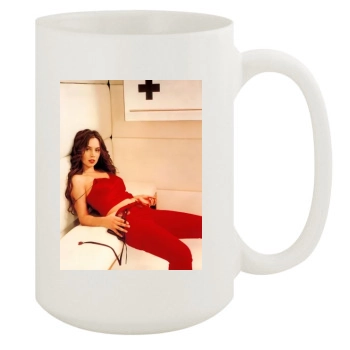 Eliza Dushku 15oz White Mug