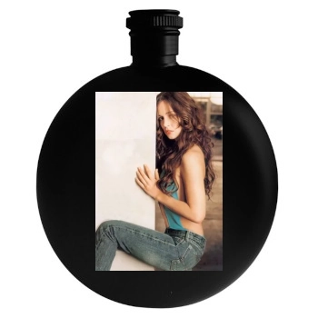 Eliza Dushku Round Flask