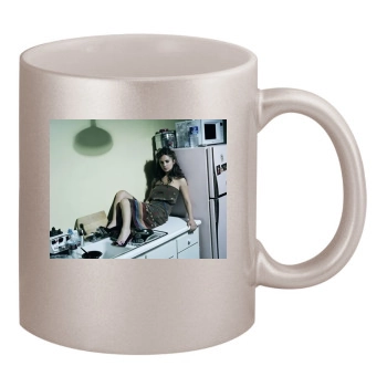 Eliza Dushku 11oz Metallic Silver Mug