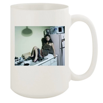 Eliza Dushku 15oz White Mug