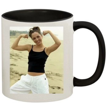 Eliza Dushku 11oz Colored Inner & Handle Mug