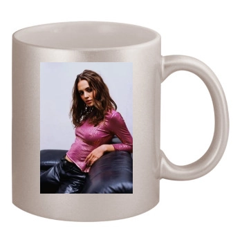 Eliza Dushku 11oz Metallic Silver Mug