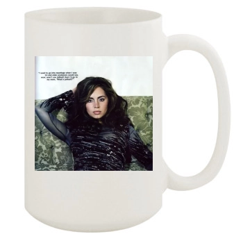 Eliza Dushku 15oz White Mug