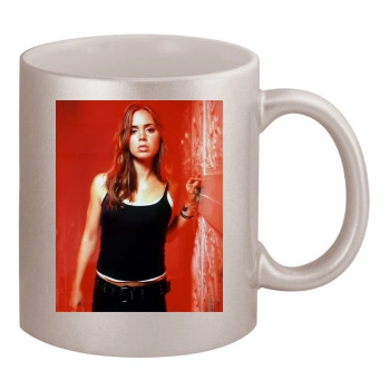 Eliza Dushku 11oz Metallic Silver Mug