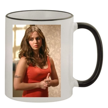 Eliza Dushku 11oz Colored Rim & Handle Mug