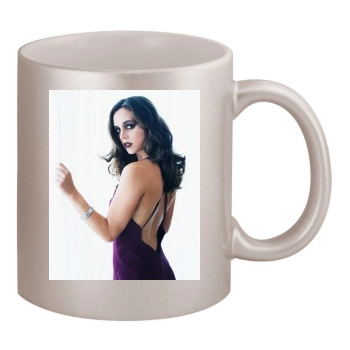 Eliza Dushku 11oz Metallic Silver Mug