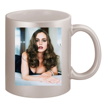 Eliza Dushku 11oz Metallic Silver Mug