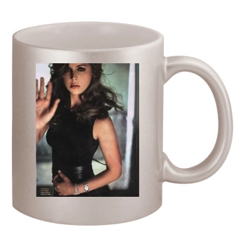 Eliza Dushku 11oz Metallic Silver Mug