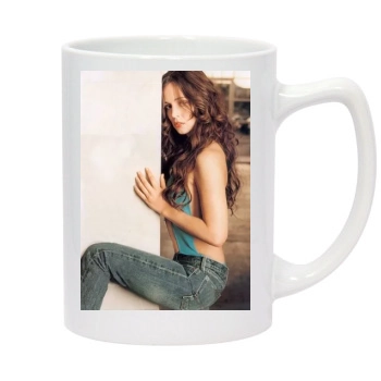 Eliza Dushku 14oz White Statesman Mug