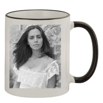 Eliza Dushku 11oz Colored Rim & Handle Mug