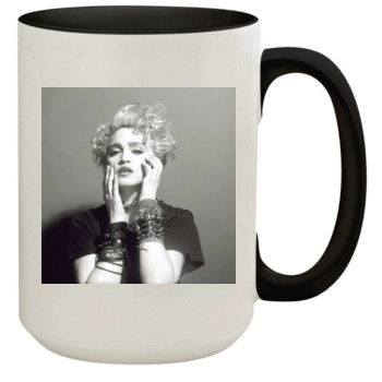 Madonna 15oz Colored Inner & Handle Mug