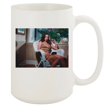 Eliza Dushku 15oz White Mug