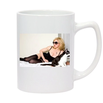 Madonna 14oz White Statesman Mug