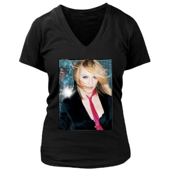 Madonna Women's Deep V-Neck TShirt