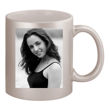 Eliza Dushku 11oz Metallic Silver Mug