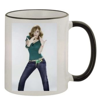 Madonna 11oz Colored Rim & Handle Mug