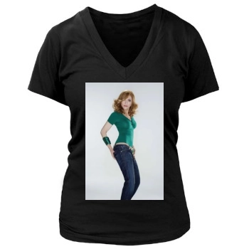 Madonna Women's Deep V-Neck TShirt