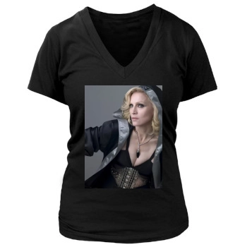 Madonna Women's Deep V-Neck TShirt