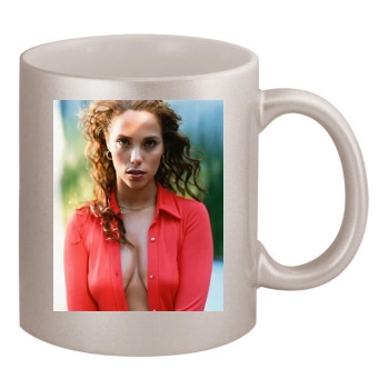 Elizabeth Berkley 11oz Metallic Silver Mug