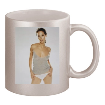 Elizabeth Berkley 11oz Metallic Silver Mug