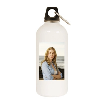 Elizabeth Mitchell White Water Bottle With Carabiner