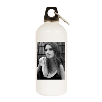 Elizabeth Mitchell White Water Bottle With Carabiner