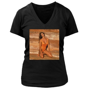 Elle MacPherson Women's Deep V-Neck TShirt