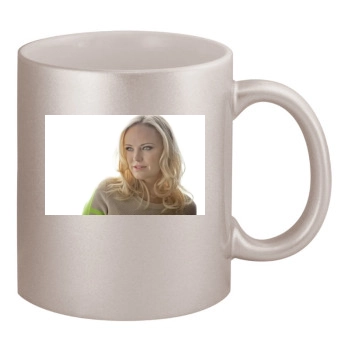 Malin Akerman 11oz Metallic Silver Mug