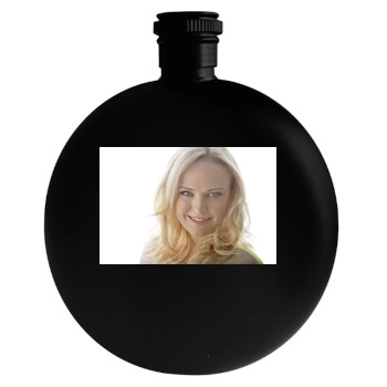 Malin Akerman Round Flask