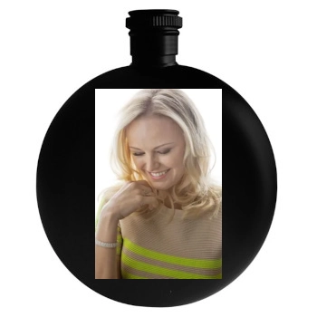 Malin Akerman Round Flask