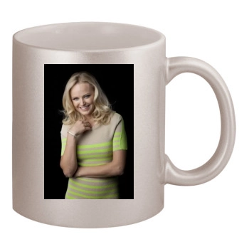 Malin Akerman 11oz Metallic Silver Mug