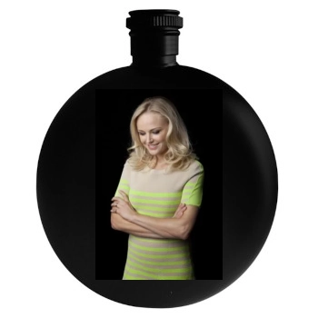 Malin Akerman Round Flask