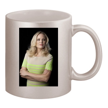 Malin Akerman 11oz Metallic Silver Mug