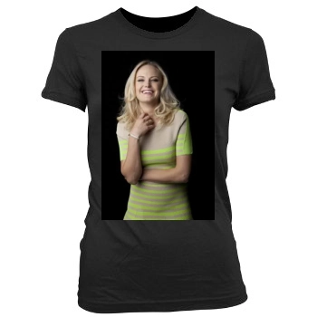 Malin Akerman Women's Junior Cut Crewneck T-Shirt