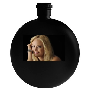 Malin Akerman Round Flask