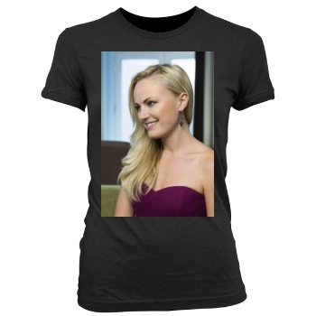 Malin Akerman Women's Junior Cut Crewneck T-Shirt