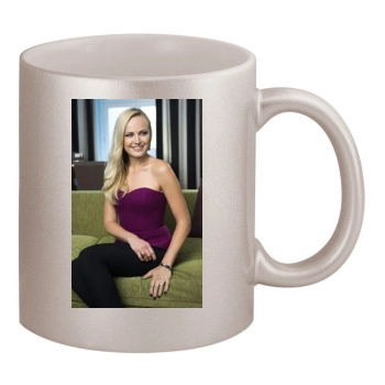 Malin Akerman 11oz Metallic Silver Mug