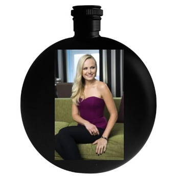 Malin Akerman Round Flask