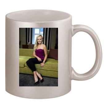 Malin Akerman 11oz Metallic Silver Mug